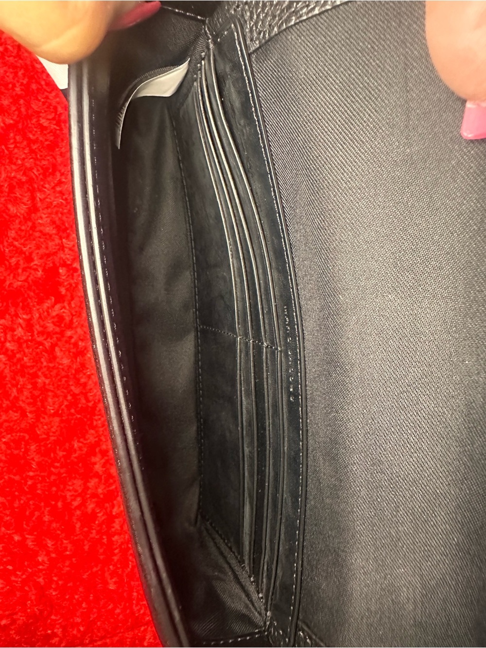 Marc Jacobs Black Pebbled Leather 'The Mini Bag' Wallet Crossbody - Picture 3 of 9